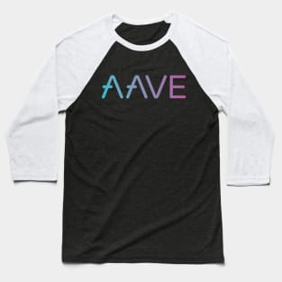 AAVE  Crypto Cryptocurrency Ghost  coin token Baseball T-Shirt